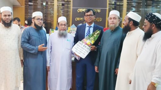 সিলেটের জেলা প্রশাসককে ইসলামী ঐক্যজোট সিলেট জেলা ও মহানগর শাখার শুভেচ্ছা প্রদান