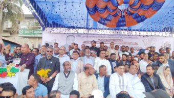 গোলাপগঞ্জের জনসমুদ্র প্রমাণ করে সিলেট-৬ আসন ধানের শীষের : এমরান আহমদ চৌধুরী