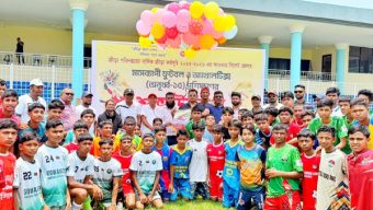সিলেট জেলা স্টেডিয়ামে মাসব্যাপী অনূর্ধ্ব-১৫ ফুটবল ও অ্যাথলেটিক্স প্রশিক্ষণের উদ্বোধন